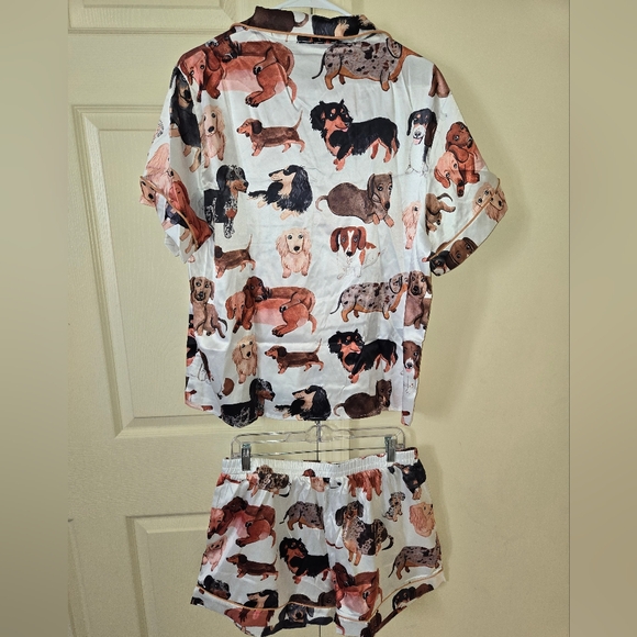 NWT Satin Dachshund Pajama Set - Picture 4 of 4